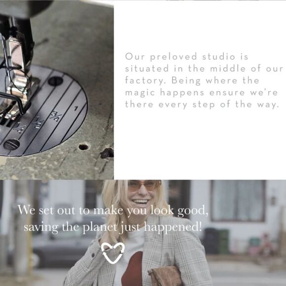 PRELOVED Reclaimed 100% Wool Striped Sweater Cardigan XS - Picture 9 of 10